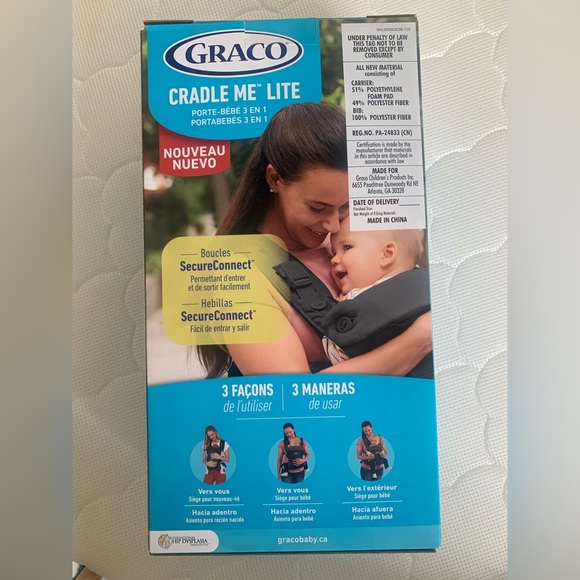 Graco Other Graco Cradle Me Lite 3in Carrier Poshmark